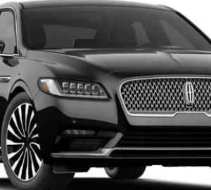 Lincoln Continental luxury sedan for private airport rides in Detroit